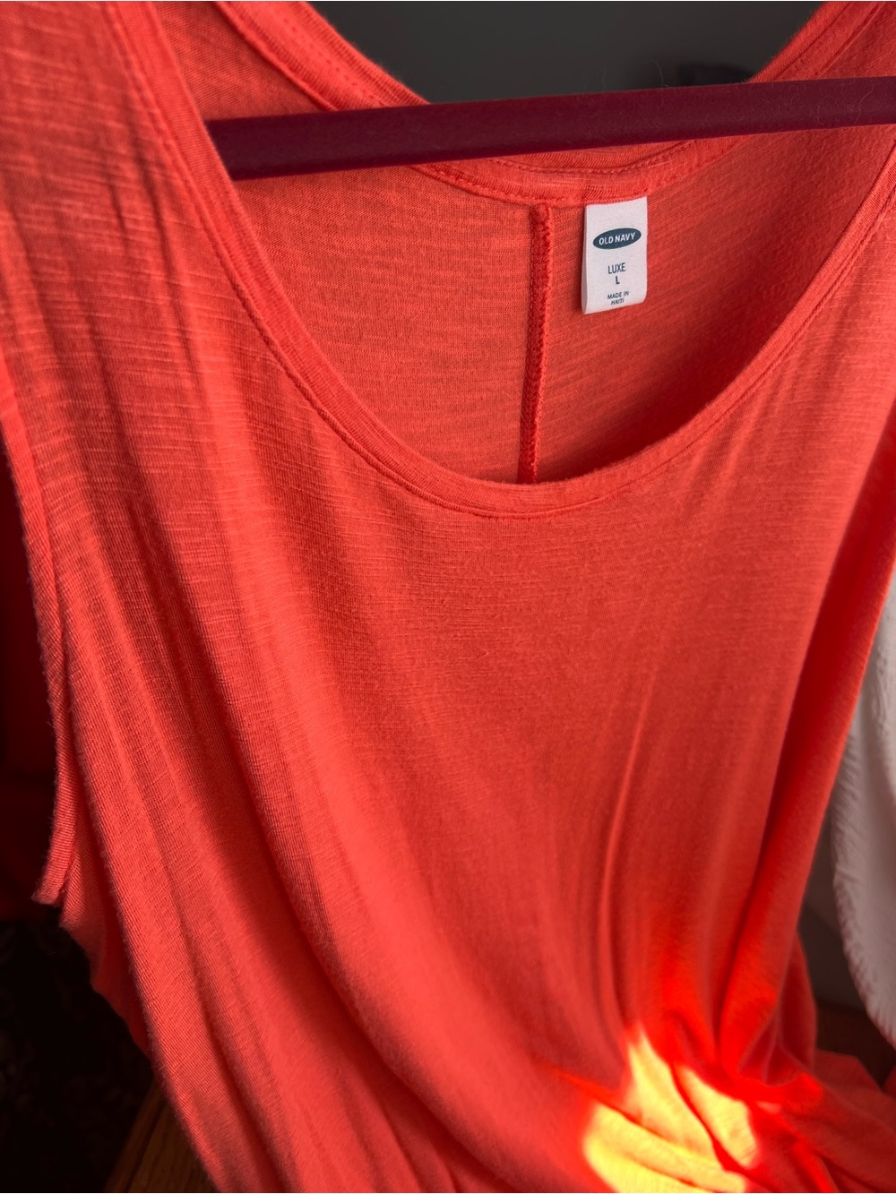 Old Navy Women's Scoop Neck Tank Top - Coral